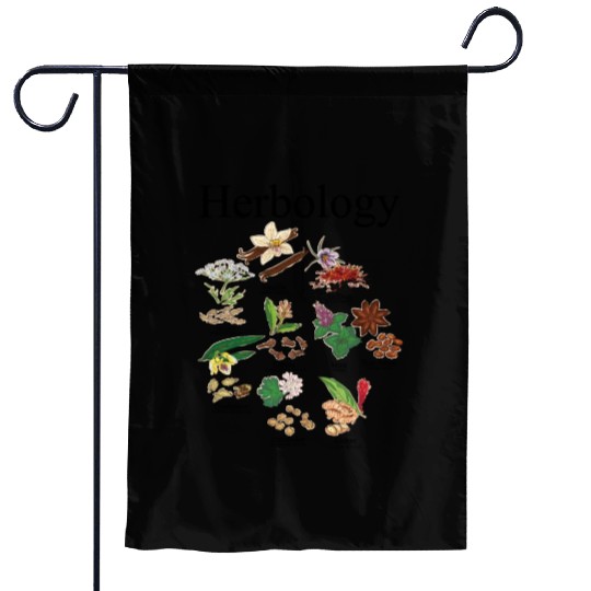 Herbology Plant Lady Herb Flower Garden Herbology Garden Flags