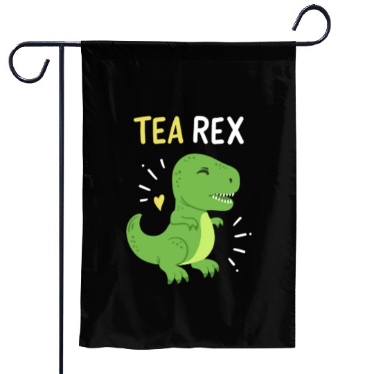 Tea Lover Tea Drinker Garden Flags