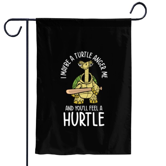 Mean Turtle Reptile Nature Turtle Lover Aquatic Garden Flags