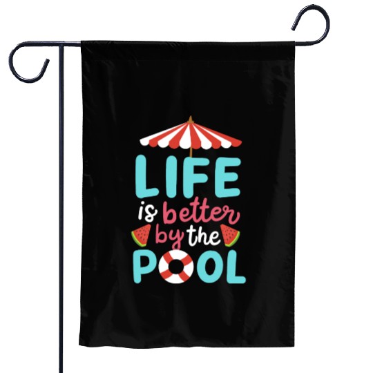 Pool Swimming Summer Garden Flags