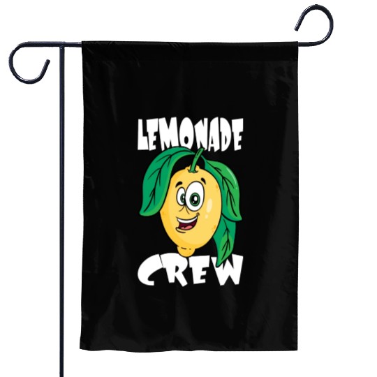 Sweet Kids Lemon Motif Garden Flags