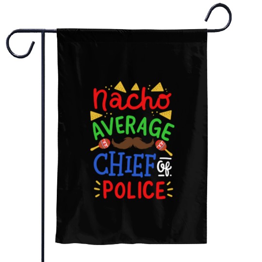 Chief Police Cinco De Mayo Garden Flags