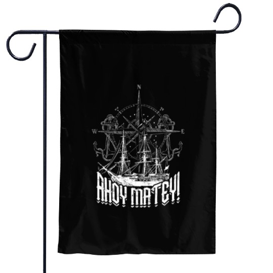 Ahoy matey! - Pirate Garden Flags