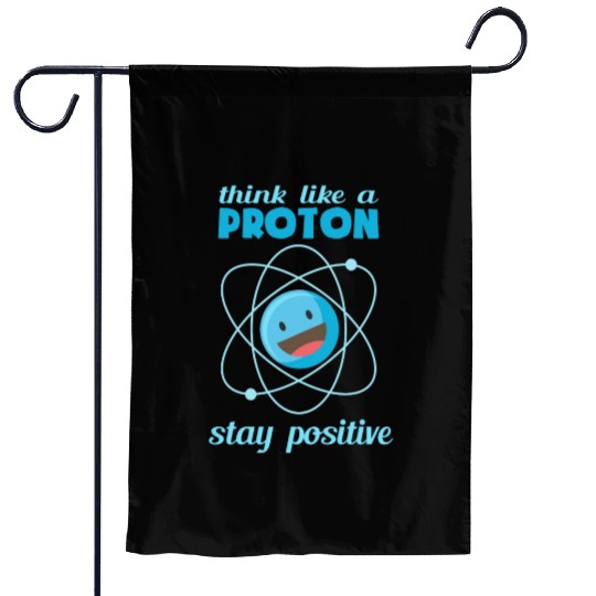 Proton Positive Atom Physics Science Scientist Garden Flags
