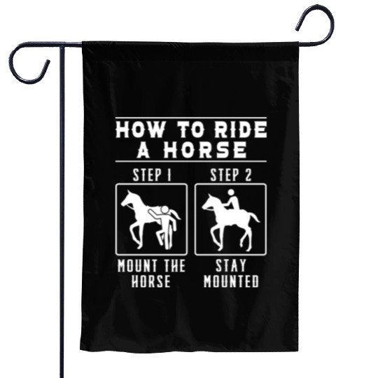 Horses Lover Equestrian How To Ride A Horse Garden Flags
