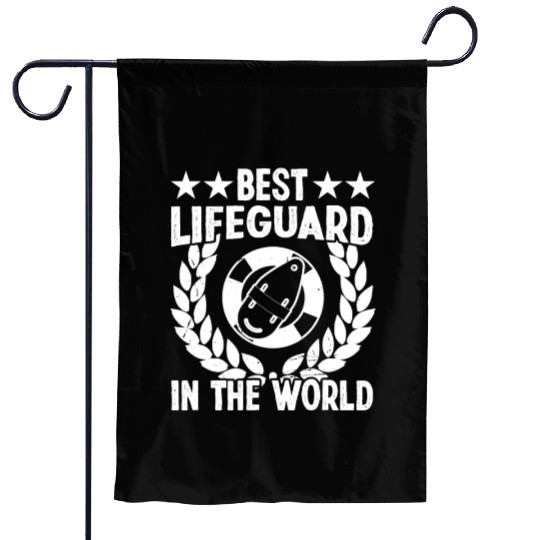 Best lifeguard in world swimming pool guard Garden Flags