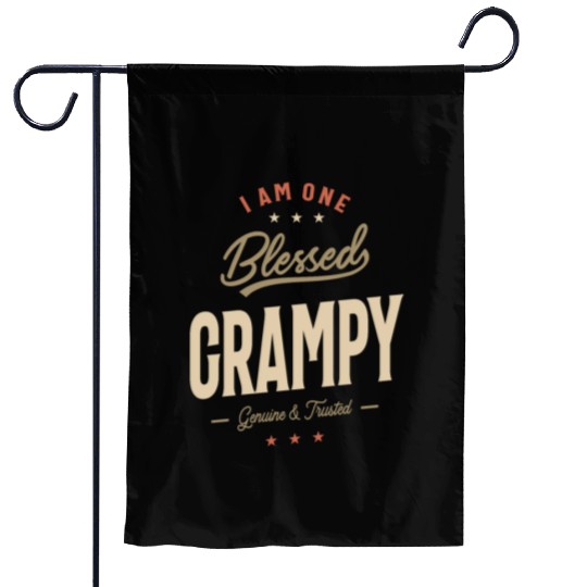 I Am One Blessed Grampy - Dad and Grandpa Garden Flags