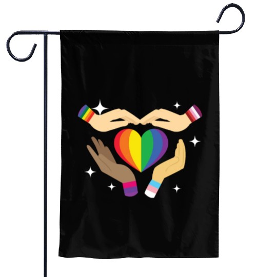 Gay Rights Rainbow Pride LGBTQ Gay Pride Parade Garden Flags