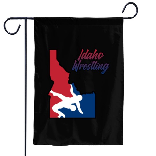 Idaho Wrestling (USA Colors) Garden Flags