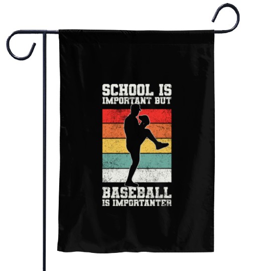Baseball Pitcher Baseball Player Garden Flags