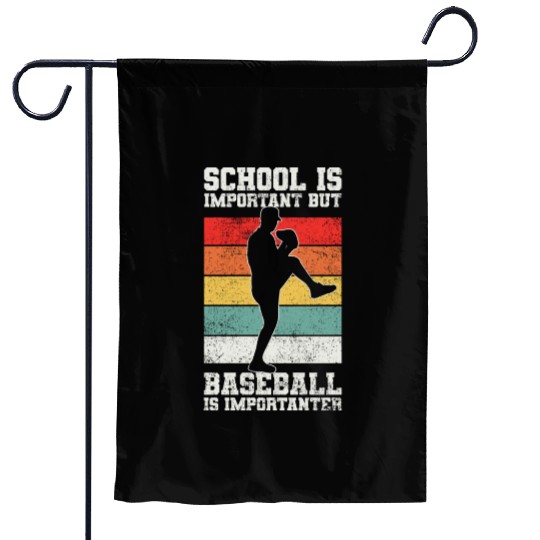 Baseball Pitcher Baseball Player Garden Flags