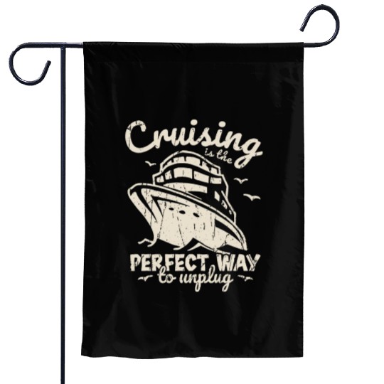 Cruising is the perfect way to unplug - Cruise Garden Flags