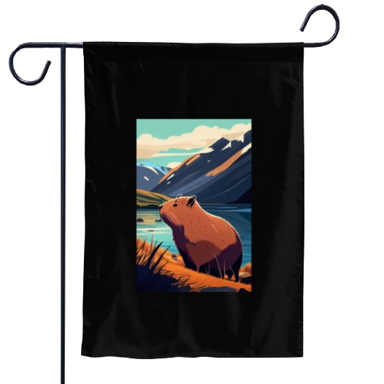 Capybara Nature Capibara Garden Flags