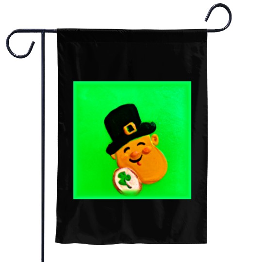 Irish Cute Painting Design. Buy Now Garden Flags