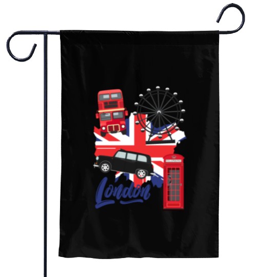 I Love London UK Travel more adventure Exploring Garden Flags