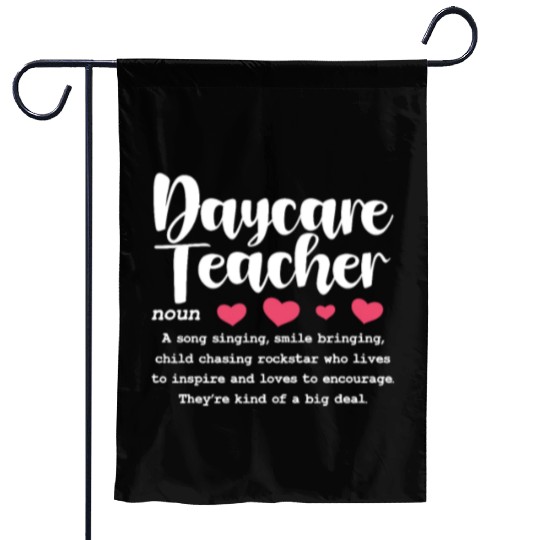 Daycare Teacher Definition Garden Flags