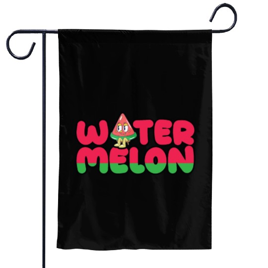 Sweet watermelon typography. Garden Flags