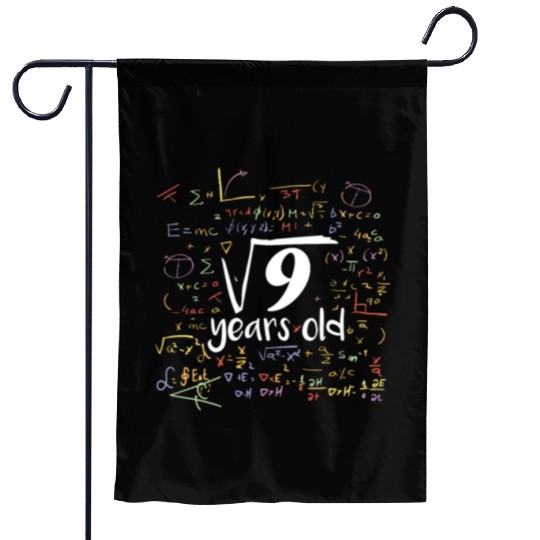 Math Quote 3 Years Old Birthday 3rd Birthday Garden Flags