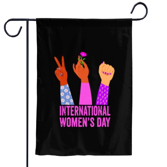 International Women's Day 2023 - Womens Embrace Eq Garden Flags
