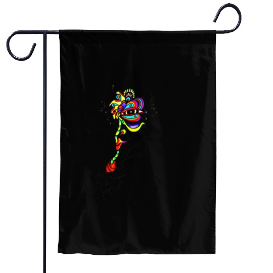 AliEn FlOWeR444 Garden Flags