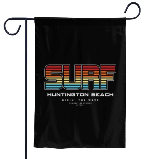 Surf in Huntington Beach nature Garden Flags