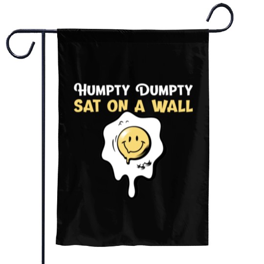Humpty Dumpty Nursery Rhymes For Funny People Garden Flags