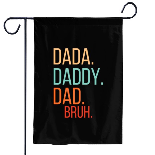 Funny Dad Garden Flags, Cute Daddy Garden Flags, Dad Garden Flags, 0