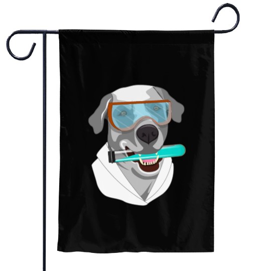 Dog Lover Chemistry Proud Chemist Experiment Garden Flags