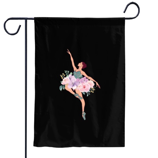 Ballet Dancer Dance Girl Ballerina Garden Flags