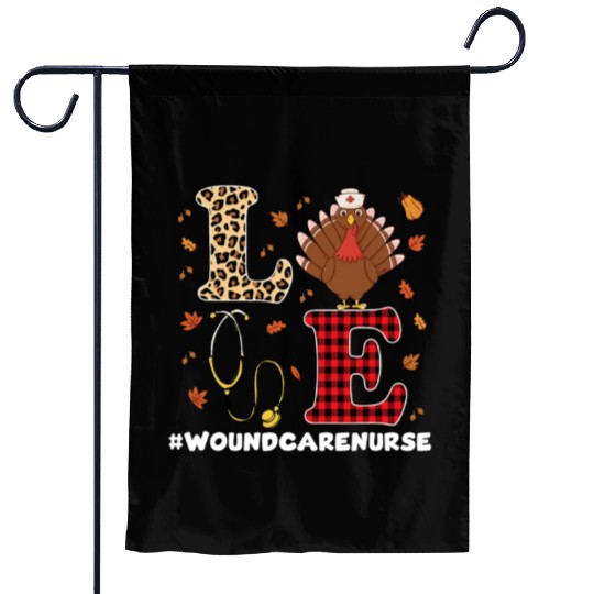 Great Wound Care Nurse Thanksgiving Design Garden Flags
