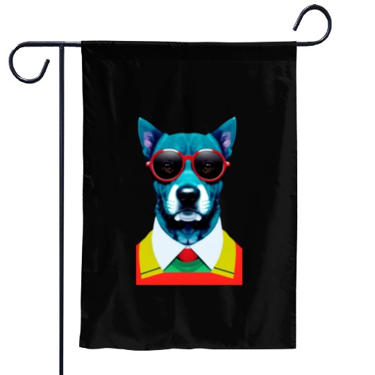 Cool dog Garden Flags