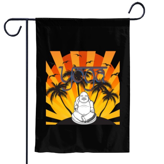 Jnanamama Yoga Maternity Buddha Garden Flags