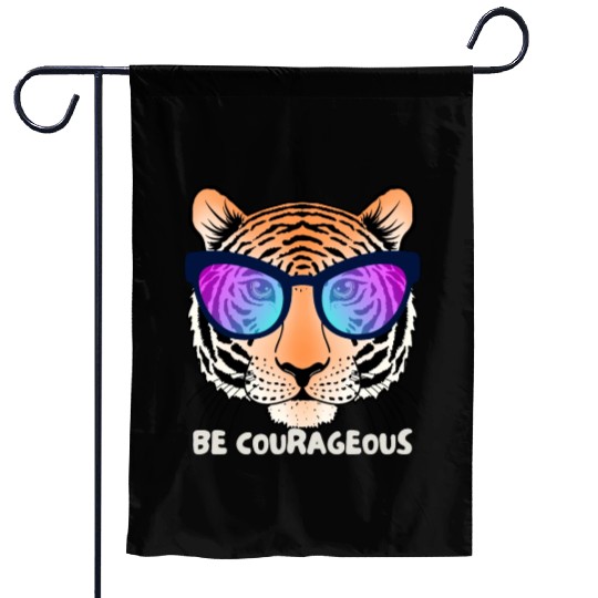 Be Courageous like a Lion Garden Flags