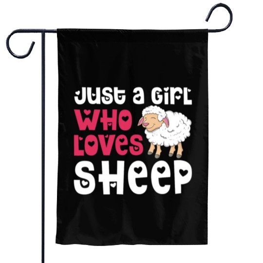 Cool Sheep For Women Girls Lamb Lover Sheep Garden Flags