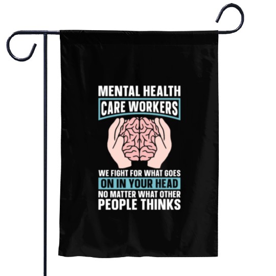 Psychology Psychologist Brain Garden Flags