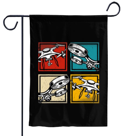 Drone Lover Funny Aerial Photography Expert Drone Garden Flags