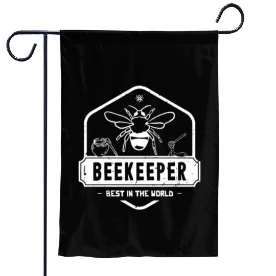 Beekeeper Best In The World Garden Flags