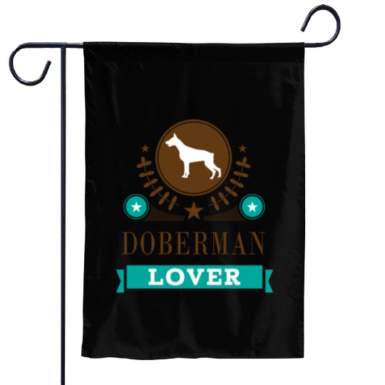 Doberman Lover Garden Flags