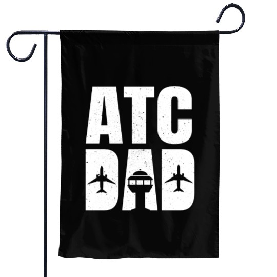 Great ATC Dad Outfit Air Traffic Controller Garden Flags