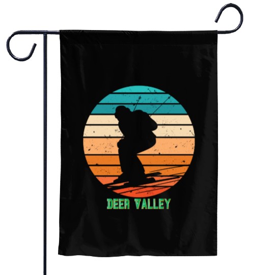 Deer Valley Snow Skiing Vacation Utah Skiing Trip Garden Flags