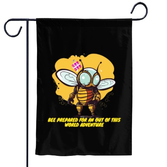 Buzzing Adventure Garden Flags