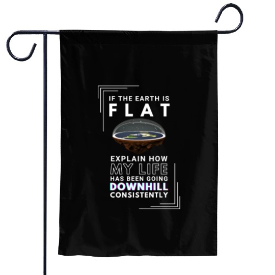 FLAT EARTH Garden Flags