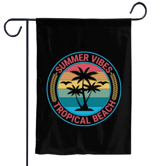 summer Garden Flags design, fashionable summer disign