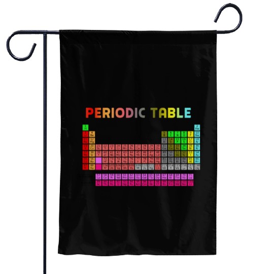 Periodic Table Garden Flags, Science, Chemistry, Nerdy