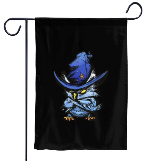 Witchy Owl Garden Flags
