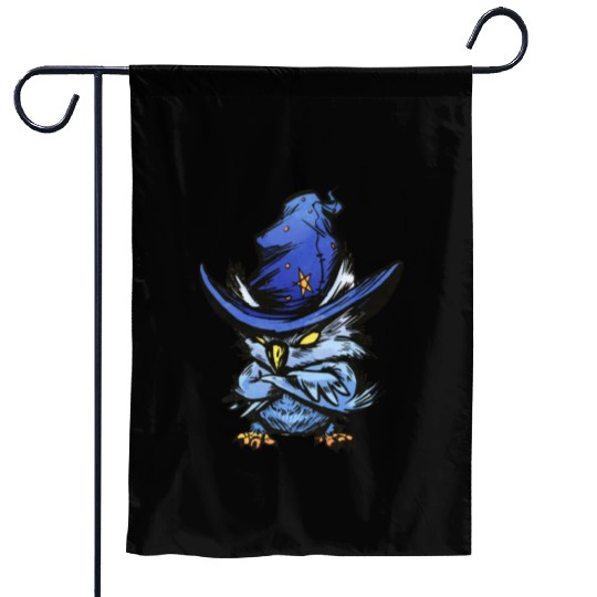 Witchy Owl Garden Flags