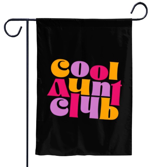 Cool Aunt Club Garden Flags
