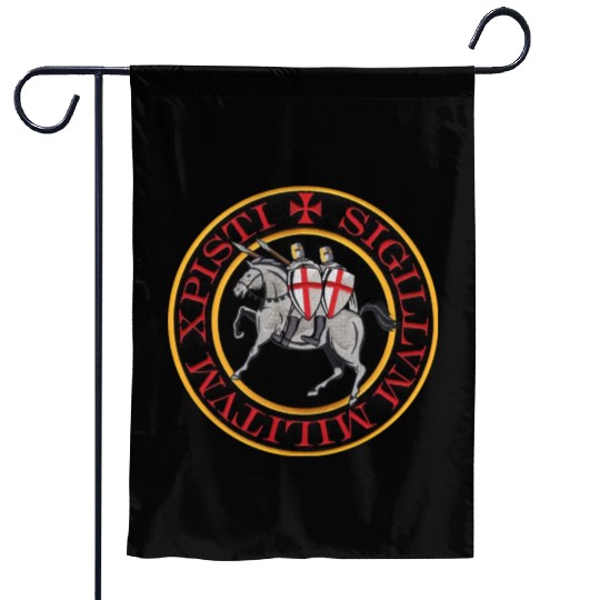 Templar Order Seal Garden Flags