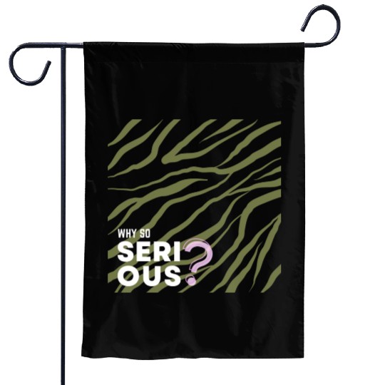 Why So Serious? Garden Flags