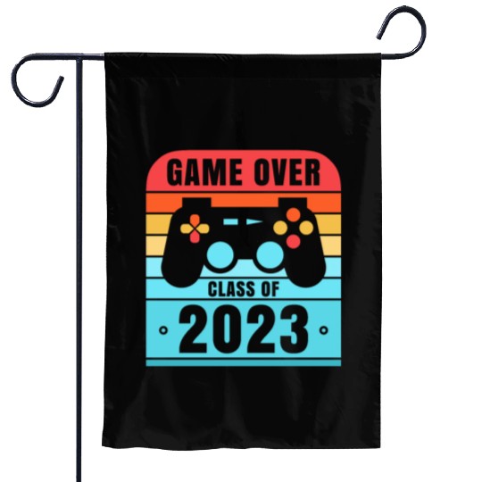Game Over Class of 2023 Grad 2023 Graduation Garden Flags